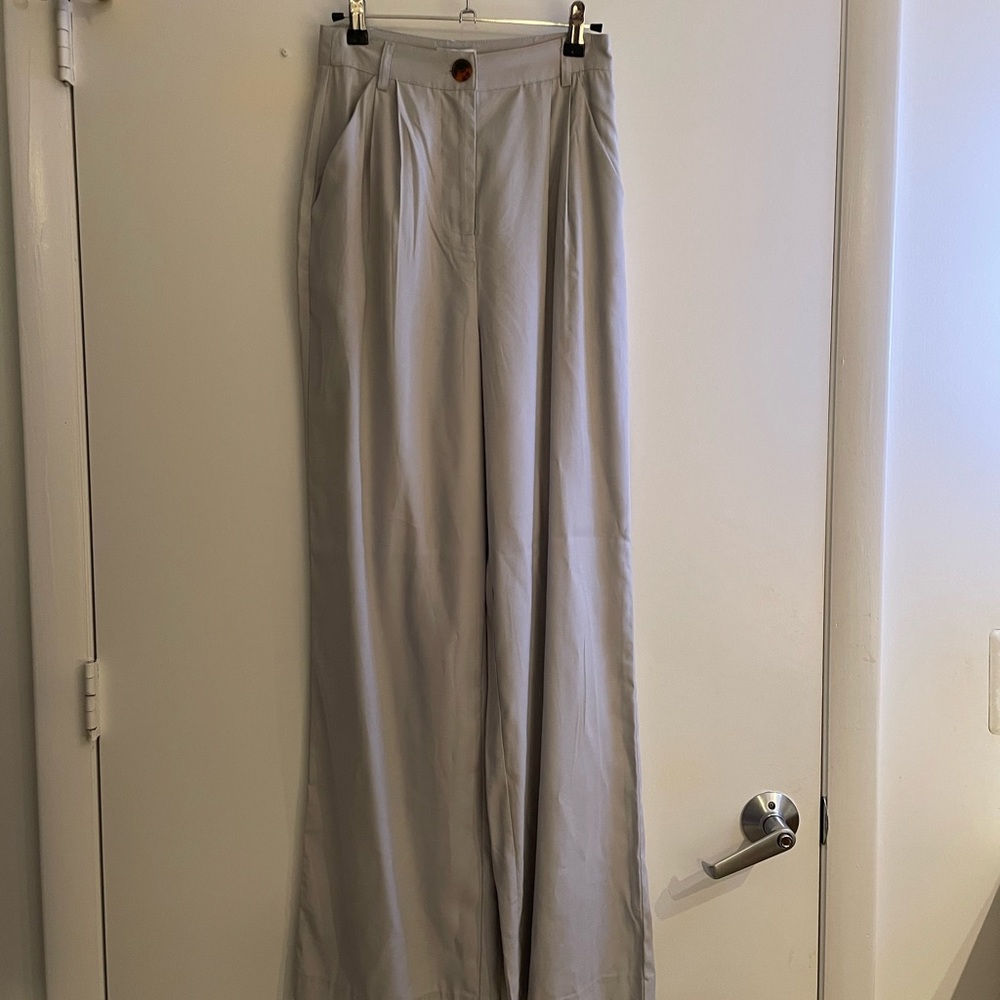 DANIELLE BERNSTEIN wide leg, extreme high waisted trouser